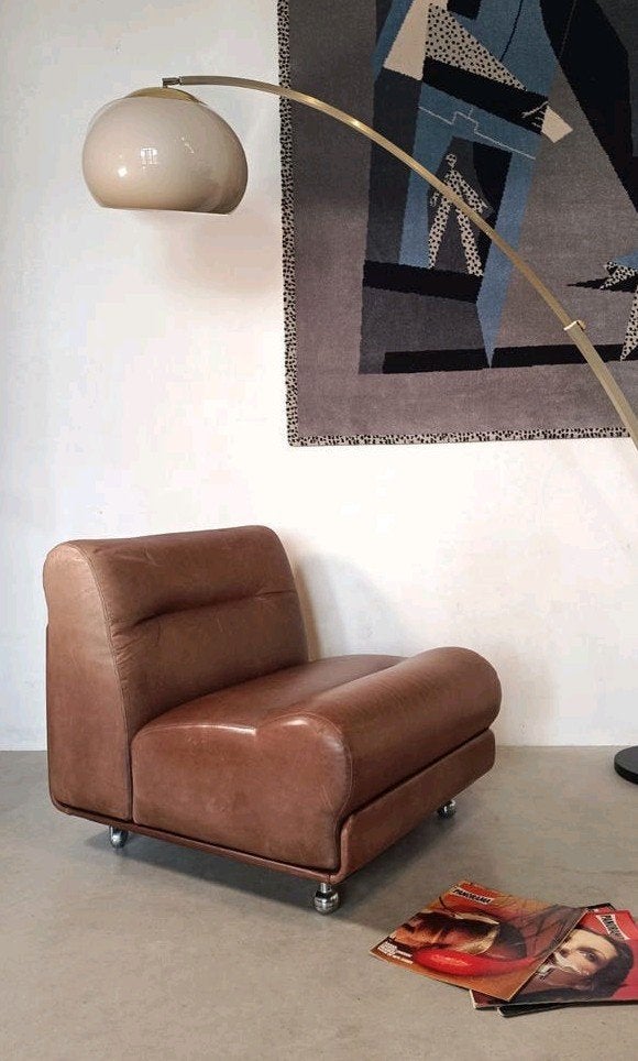 1 Modulaire Fauteuil / Jo Otterpohl voor COR  1970's, Huis en Inrichting, Ophalen, Gebruikt, Mid Century Modern Design Vintage 1970's