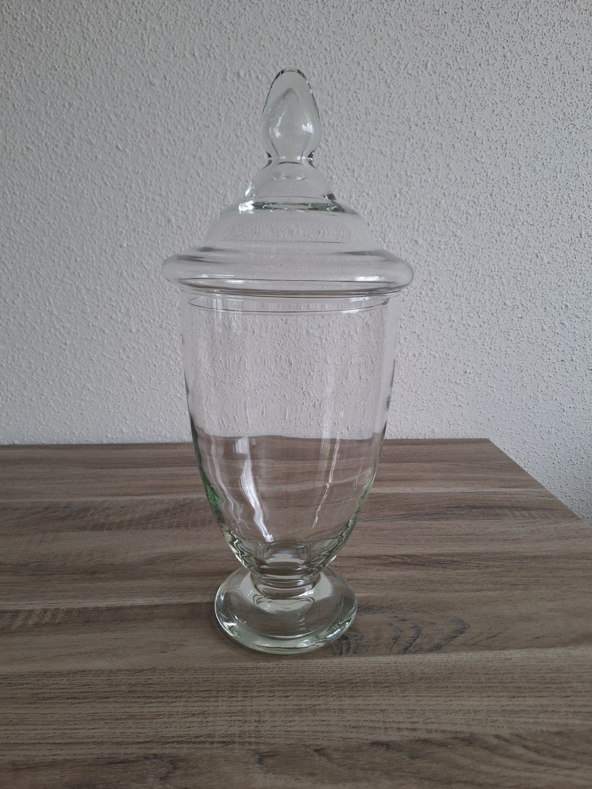 Grote glazen pot met deksel - 45,5 cm hoog, Ophalen