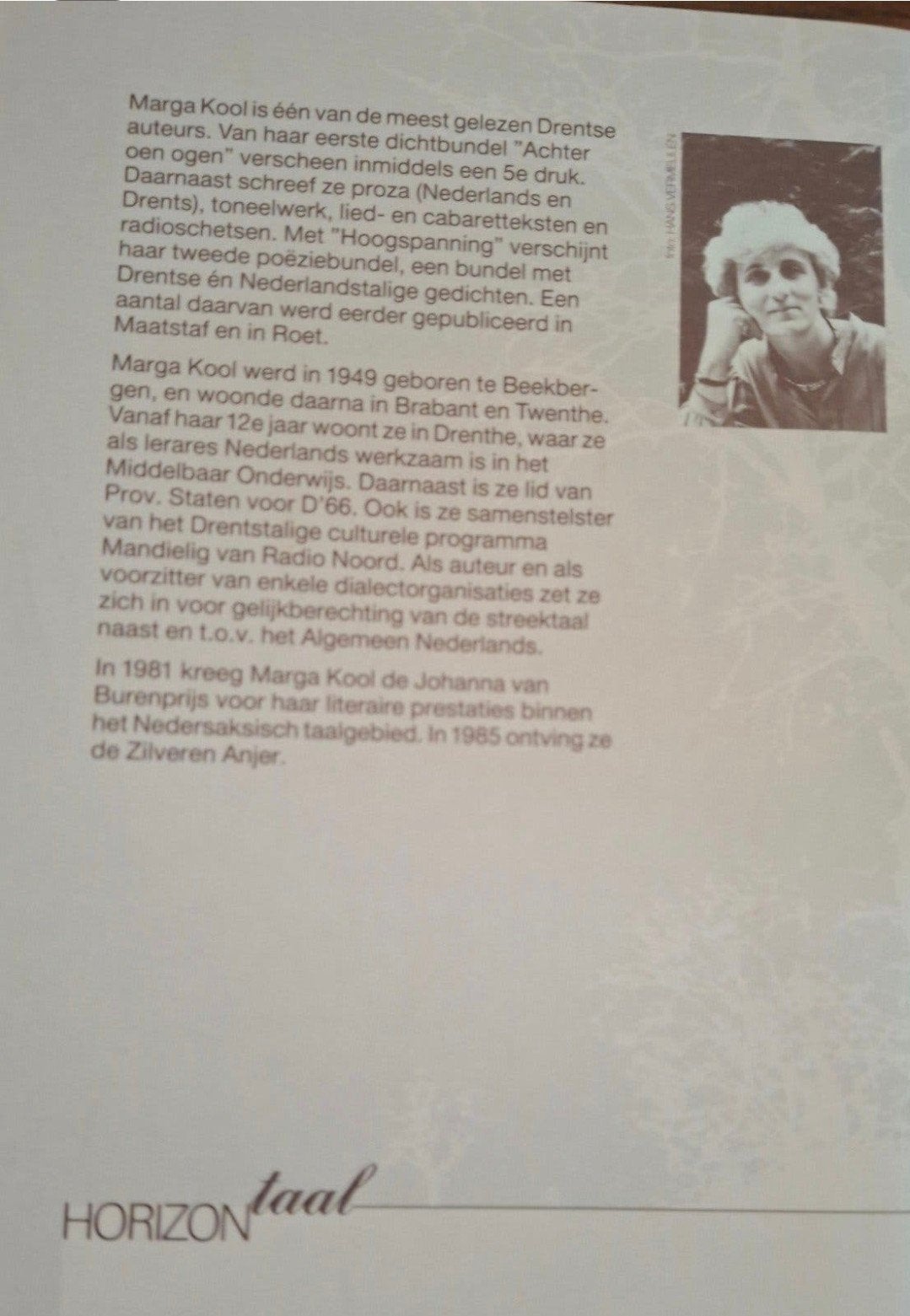 Hoogspanning - Marga Kool - Horizon Taal, Boeken, Gelezen, Marga Kool, Ophalen of Verzenden, Eén auteur