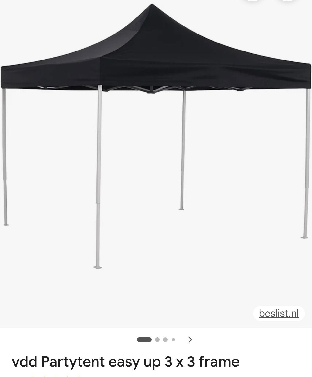 Te koop, Ophalen of Verzenden, Zo goed als nieuw, Minder dan 1 meter, Parasolvoet
