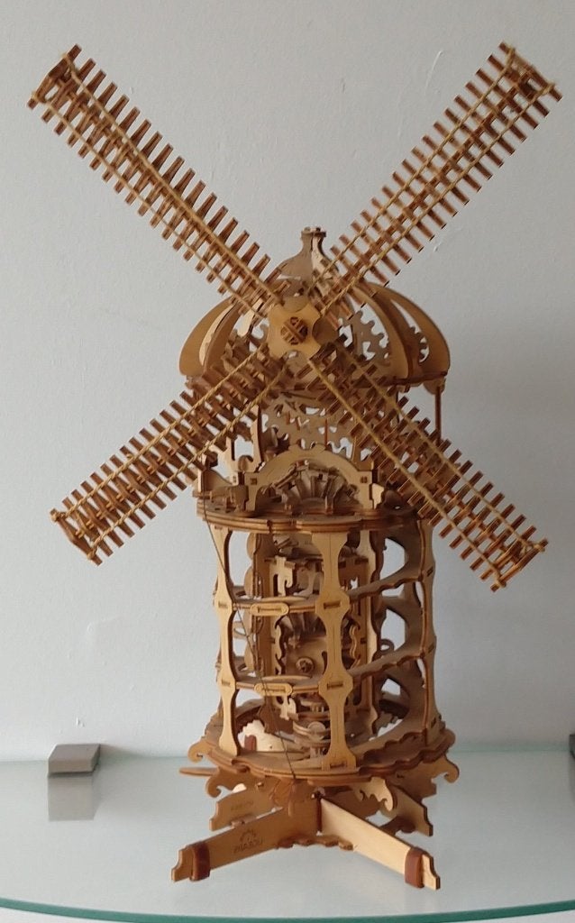 modelbouw Ugears Tower windmill, hoog 38 cm,  volgnr 14, Ophalen of Verzenden, Gebruikt, 1:50 tot 1:144