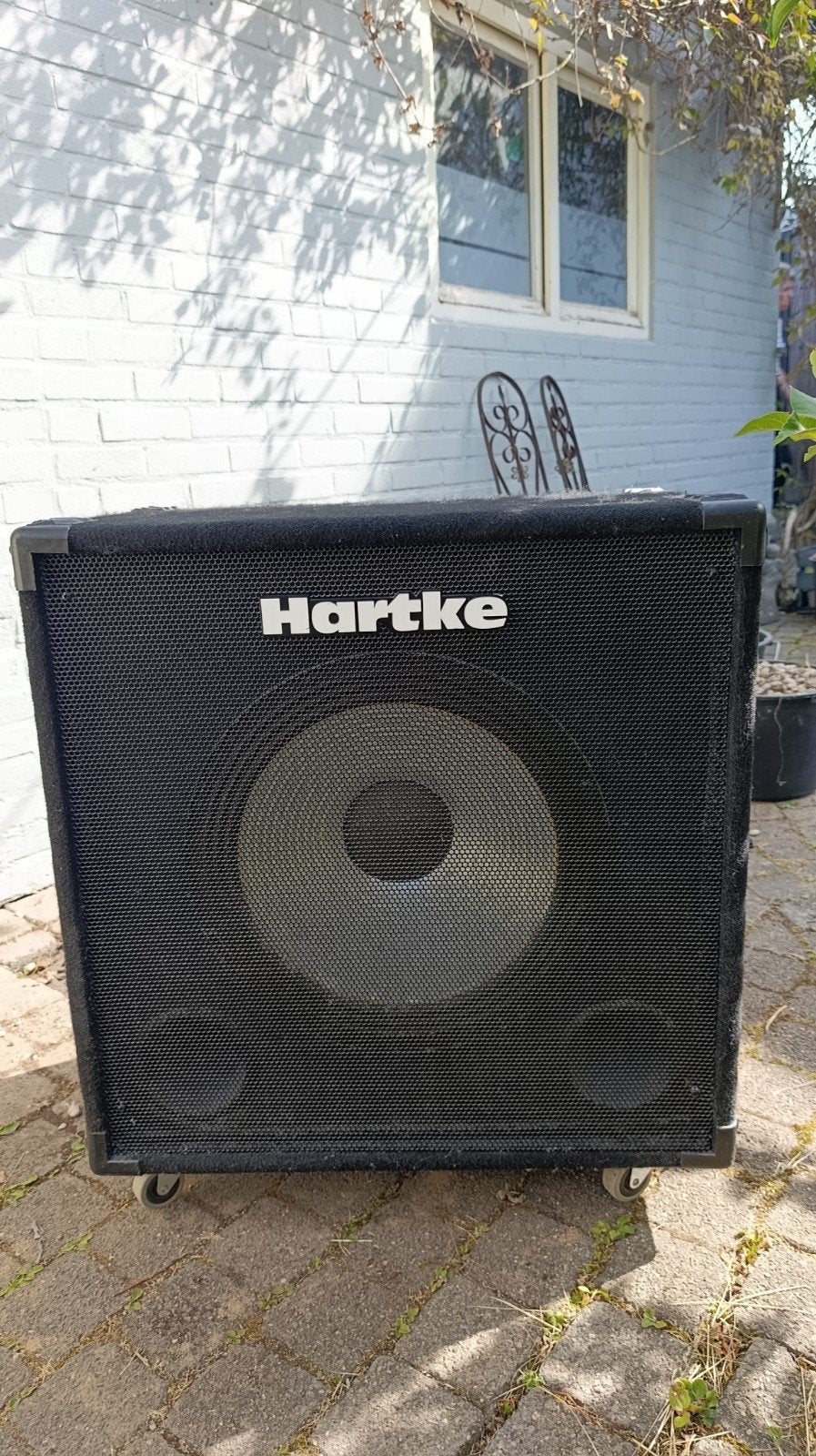 Hartke 15" bass cabinet, Ophalen of Verzenden, Gebruikt, Basgitaar, 100 watt of meer