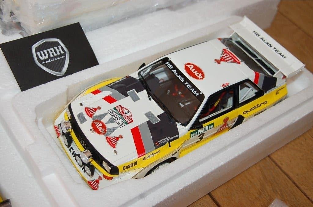 Audi Quattro HB Rally Portugal Set 1:18 Ottomobile OT276 WRH, Hobby en Vrije tijd, Modelauto's | 1:18, Verzenden, Zo goed als nieuw