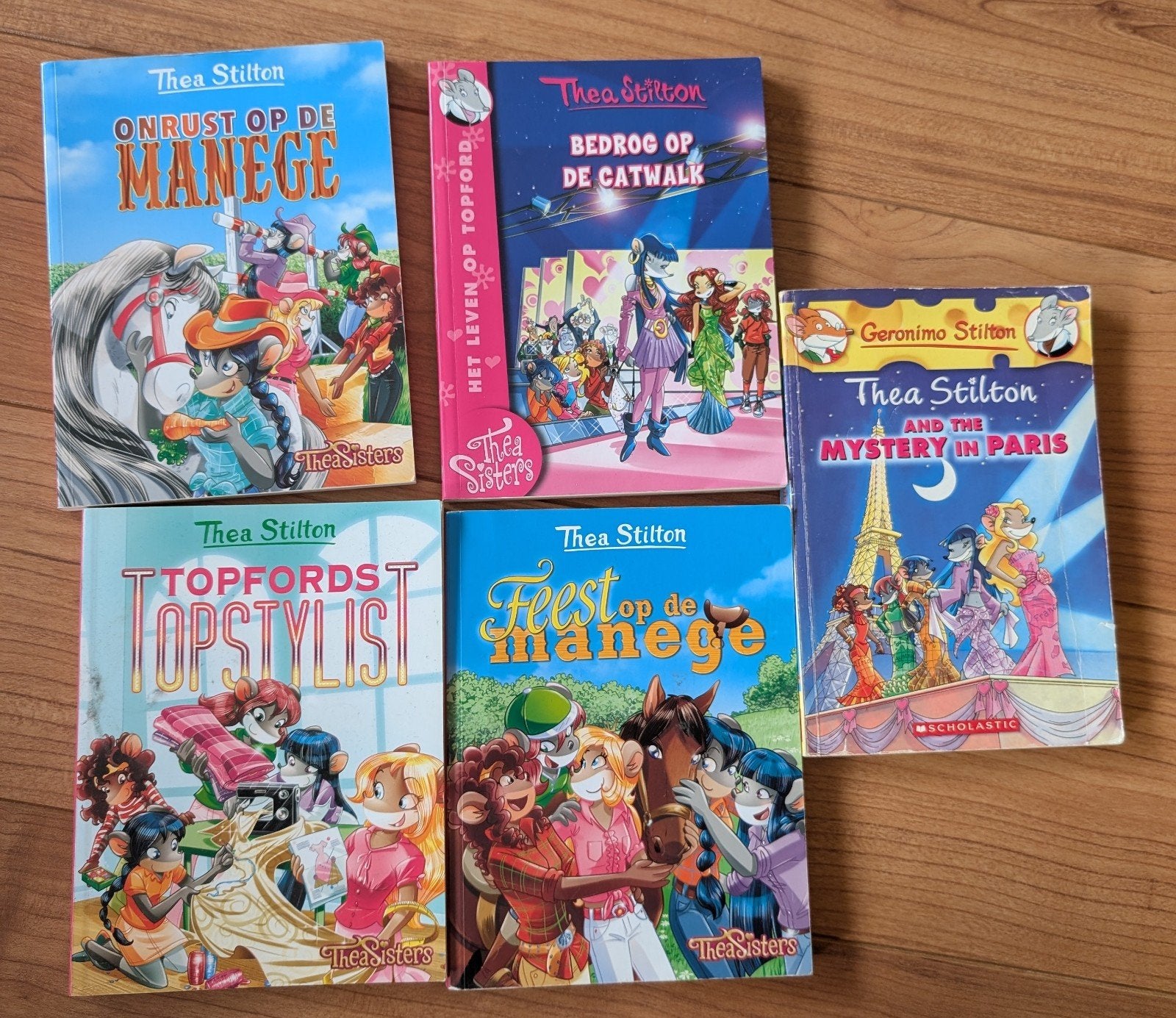 Thea Stilton boeken - de thea sisters, Ophalen of Verzenden, Gelezen, Thea Stilton, Fictie algemeen
