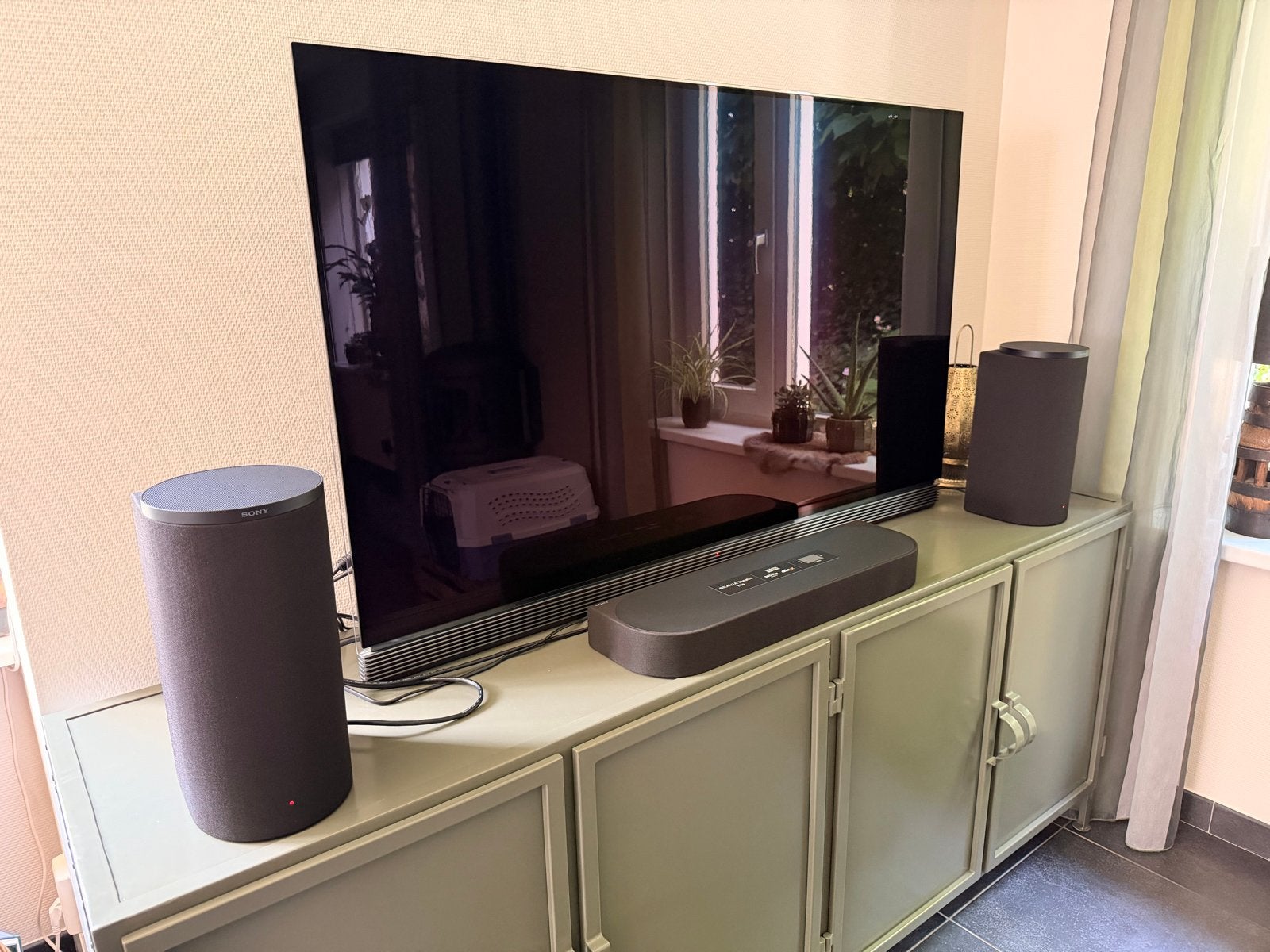 Sony Bravia Theatre Trio - ZGAN met garantie, Soundbar, 70 watt of meer, Ophalen of Verzenden, Zo goed als nieuw