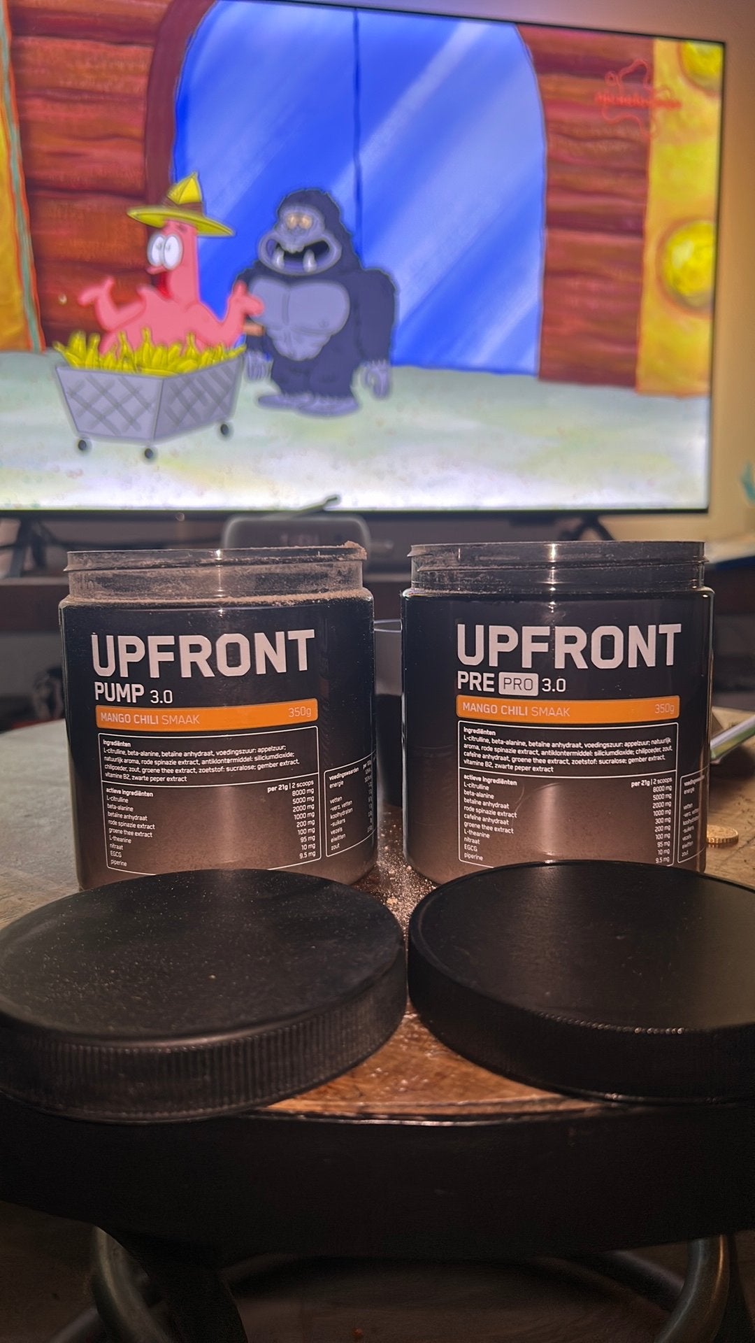 2 volle potten pre van upfront, Ophalen, Zo goed als nieuw, Overige merken