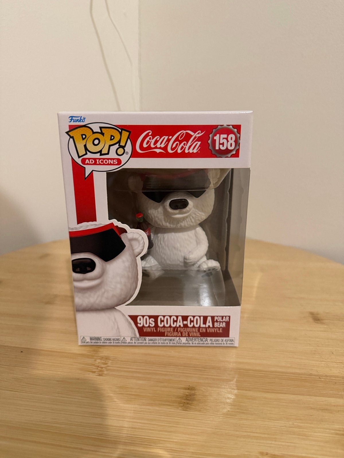 Funko Pop! 90s Coca-Cola Polar Bear 158, Ophalen of Verzenden, Zo goed als nieuw