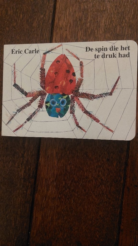 eric carle: de spin + Cresens: Oma Bel-, Fictie algemeen, Ophalen of Verzenden, Zo goed als nieuw, Voorleesboek