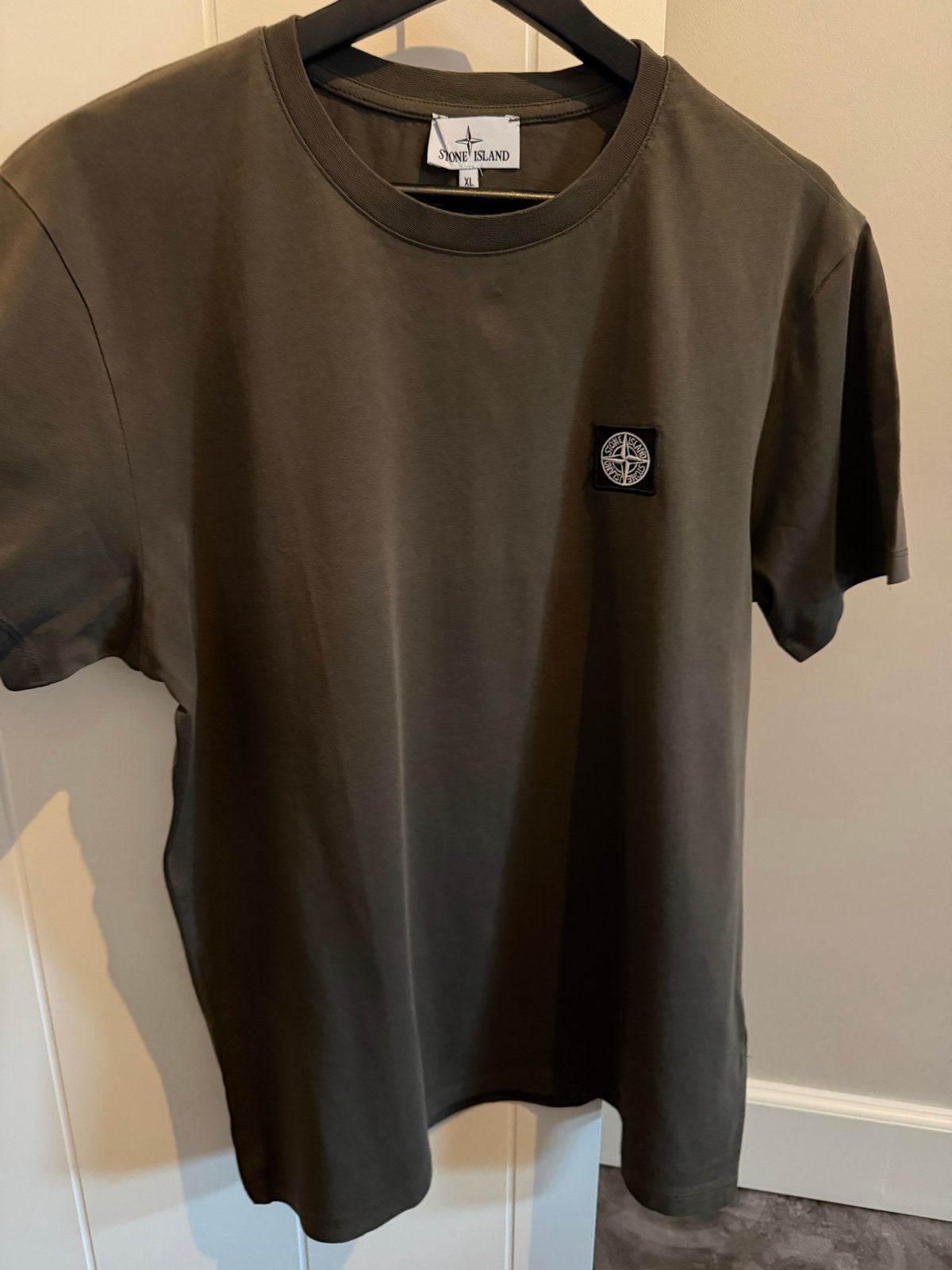 Stone Island heren T-shirt XL groen, Ophalen of Verzenden, Zo goed als nieuw, Maat 56/58 (XL), Groen