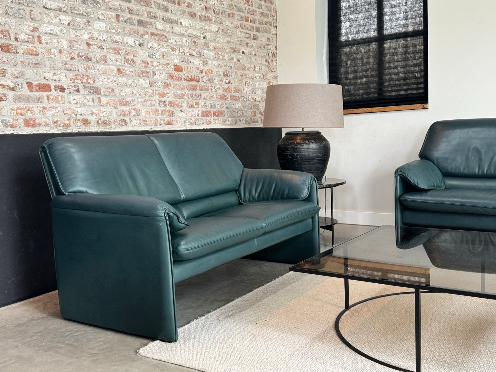 Leolux Bora Bèta-set: 3-zitsbank, 2-zitsbank en fauteuil, Huis en Inrichting, X, Verzenden, Leer, Zo goed als nieuw