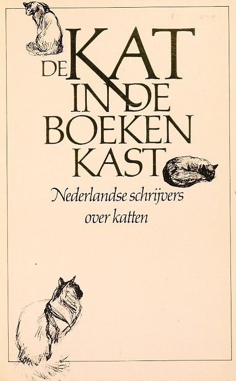 De kat in de boekenkast - Nederlandse schrijvers, Gelezen, Verzenden, Diverse auteurs, Katten