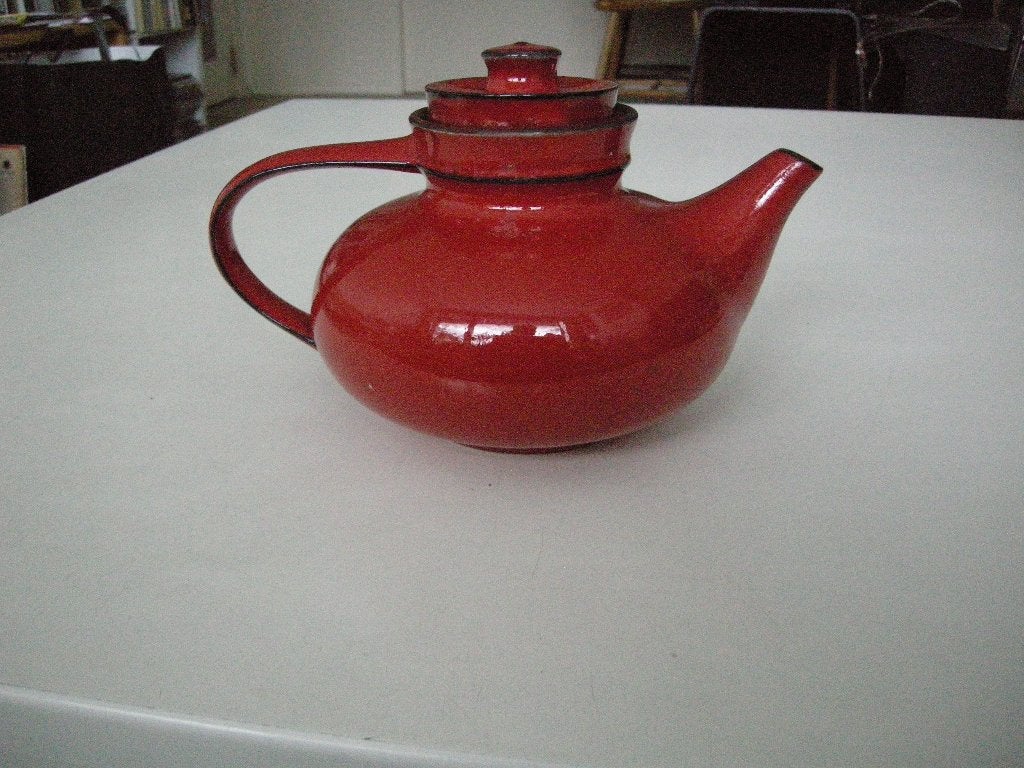 Keramiek pot met glazuur Fat Lava Jasba 025413 - nieuwst., Ophalen, Aardewerk of Porselein, Zo goed als nieuw, Minder dan 50 cm