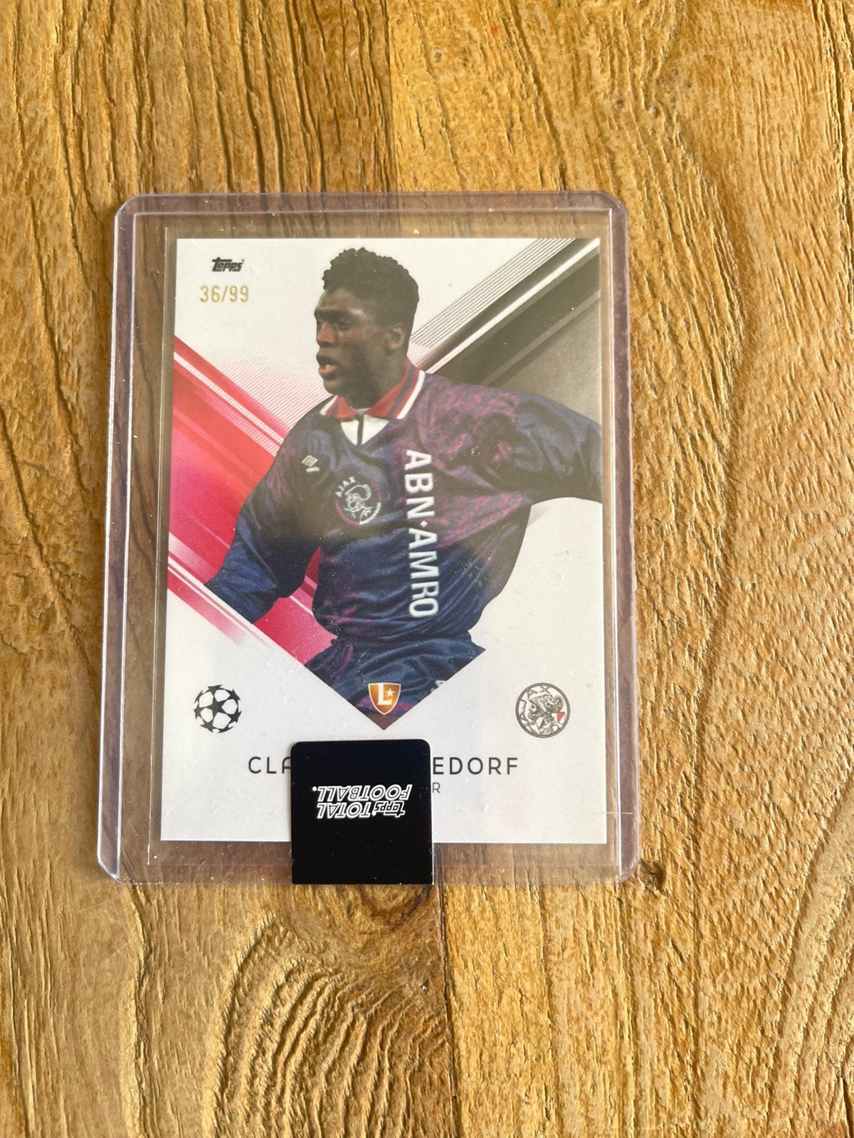 Clarence Seedorf /99 Ajax Topps Total Football, Ophalen of Verzenden, Zo goed als nieuw, Plaatje