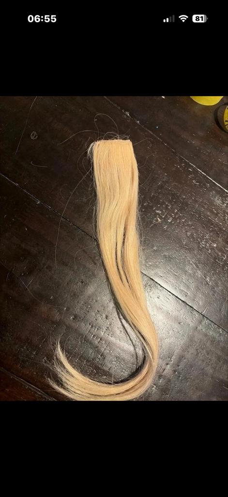 Balmain Haarverlengingen - 11 Stuks Honingblond, Ophalen, Zo goed als nieuw, Pruik of Haarverlenging