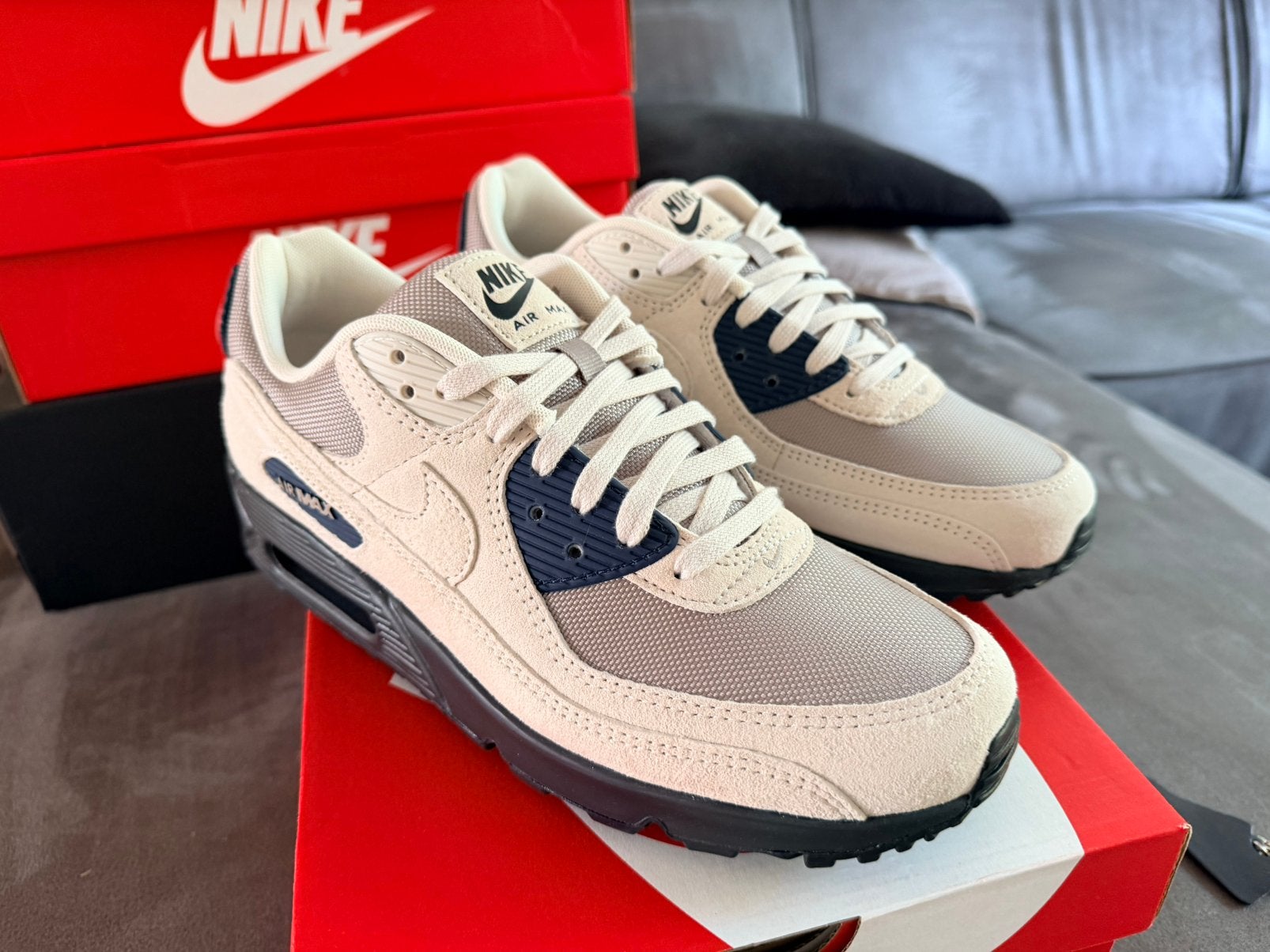 Nike air max 90 Light Orewood Brown maat 42,5, Kleding | Heren, Schoenen, Overige kleuren, Nieuw, Ophalen of Verzenden, Sneakers of Gympen