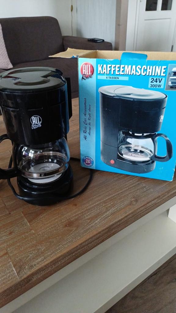Koffiezetapparaat voor in de vrachtwagen, 4 tot 10 kopjes, Ophalen of Verzenden, Zo goed als nieuw, Koffiemachine