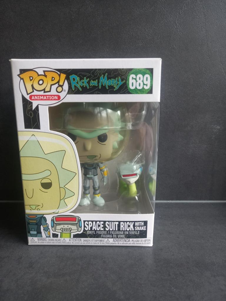 Funko pop Rick and Morty Space suit Rick with snak, Ophalen of Verzenden, Nieuw