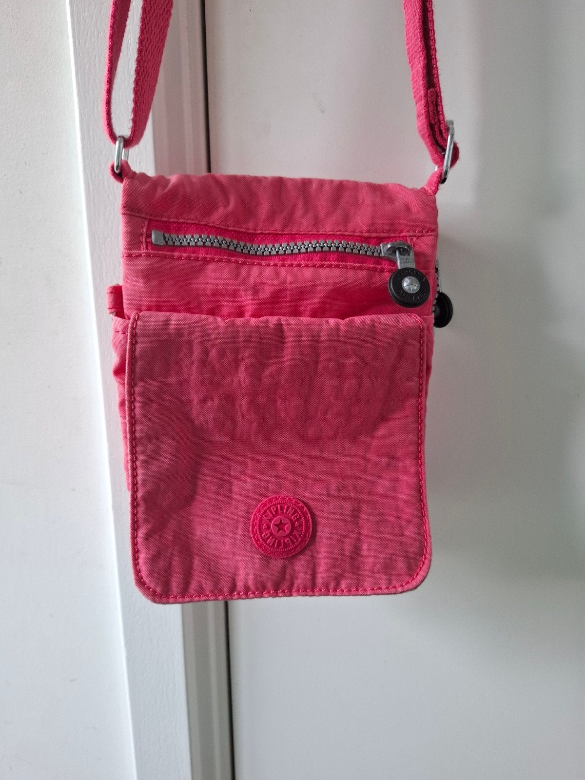 Roze Kipling telefoon & schoudertasje, Ophalen of Verzenden, Zo goed als nieuw, Roze, Kipling