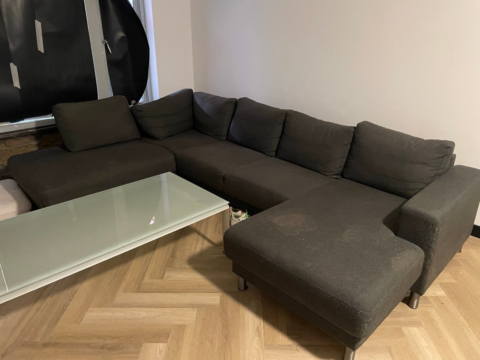 Grote hoekbank - comfortabel en ruim, Ophalen, Gebruikt, Hoekbank, 300 cm of meer