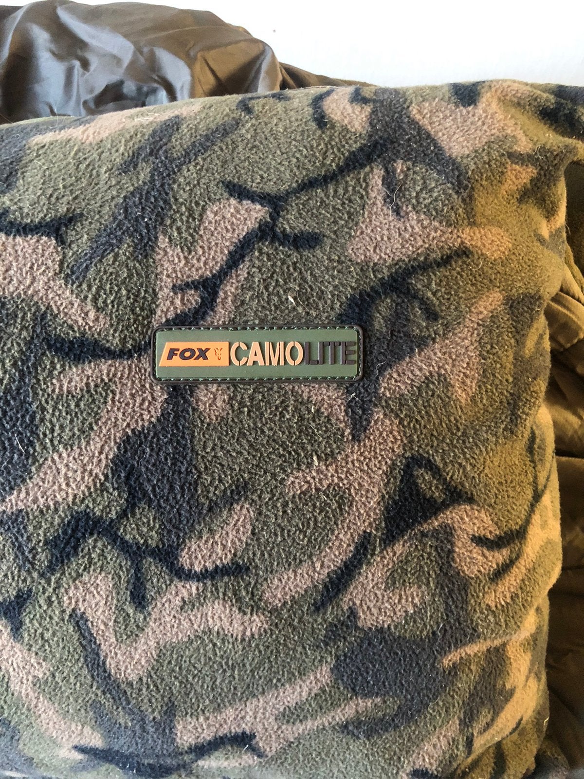 Slaapzak plus kussen Camo, Ophalen of Verzenden, Zo goed als nieuw, 30 cm of meer, Minder dan 35 cm