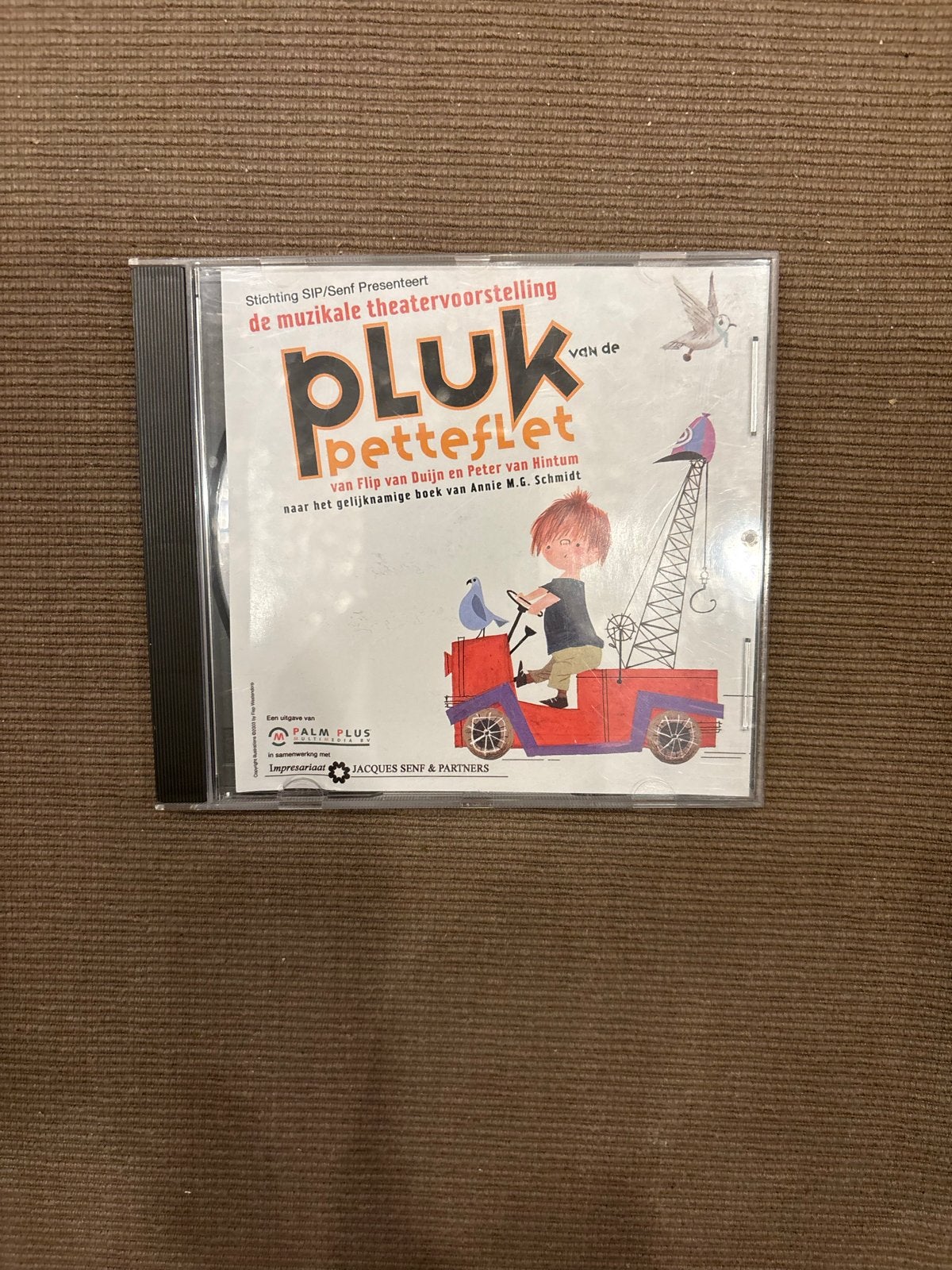 Pluk van de Petteflet - De Musicale Theatervoorstelling CD, Ophalen of Verzenden, Album, 3 tot 5 jaar, Zo goed als nieuw
