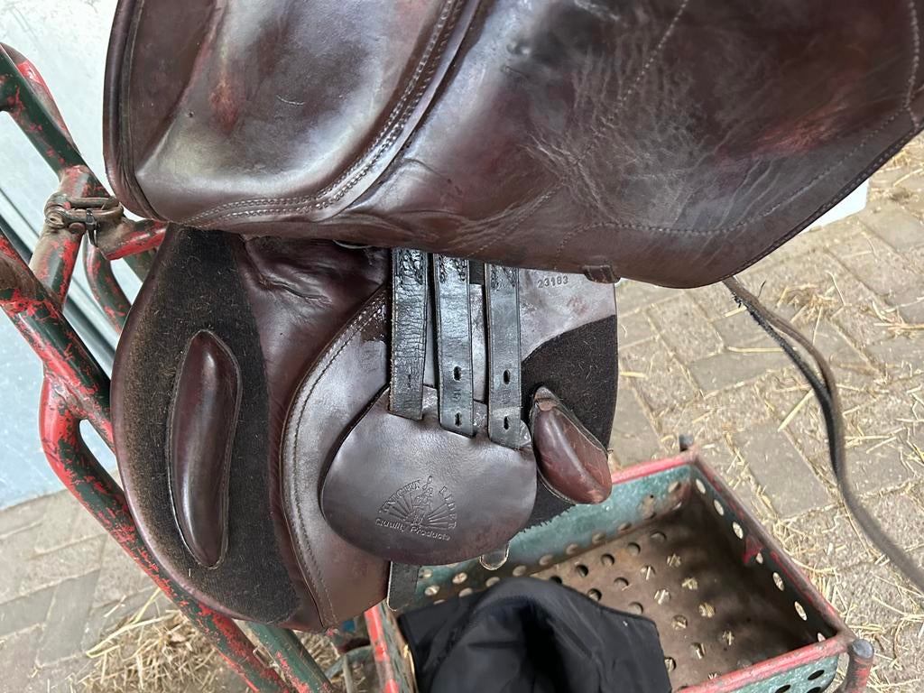 IN PRIJS VERLAAGD❗️Knight rider zadel+Singel, Dieren en Toebehoren, Ophalen of Verzenden, Gebruikt, Springen