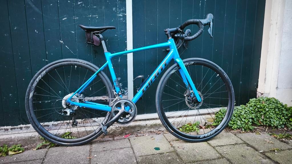 Giant Contend SL2 racefiets, maat M, aluminium, disc brakes, Fietsen en Brommers, Fietsen | Racefietsen, Ophalen of Verzenden