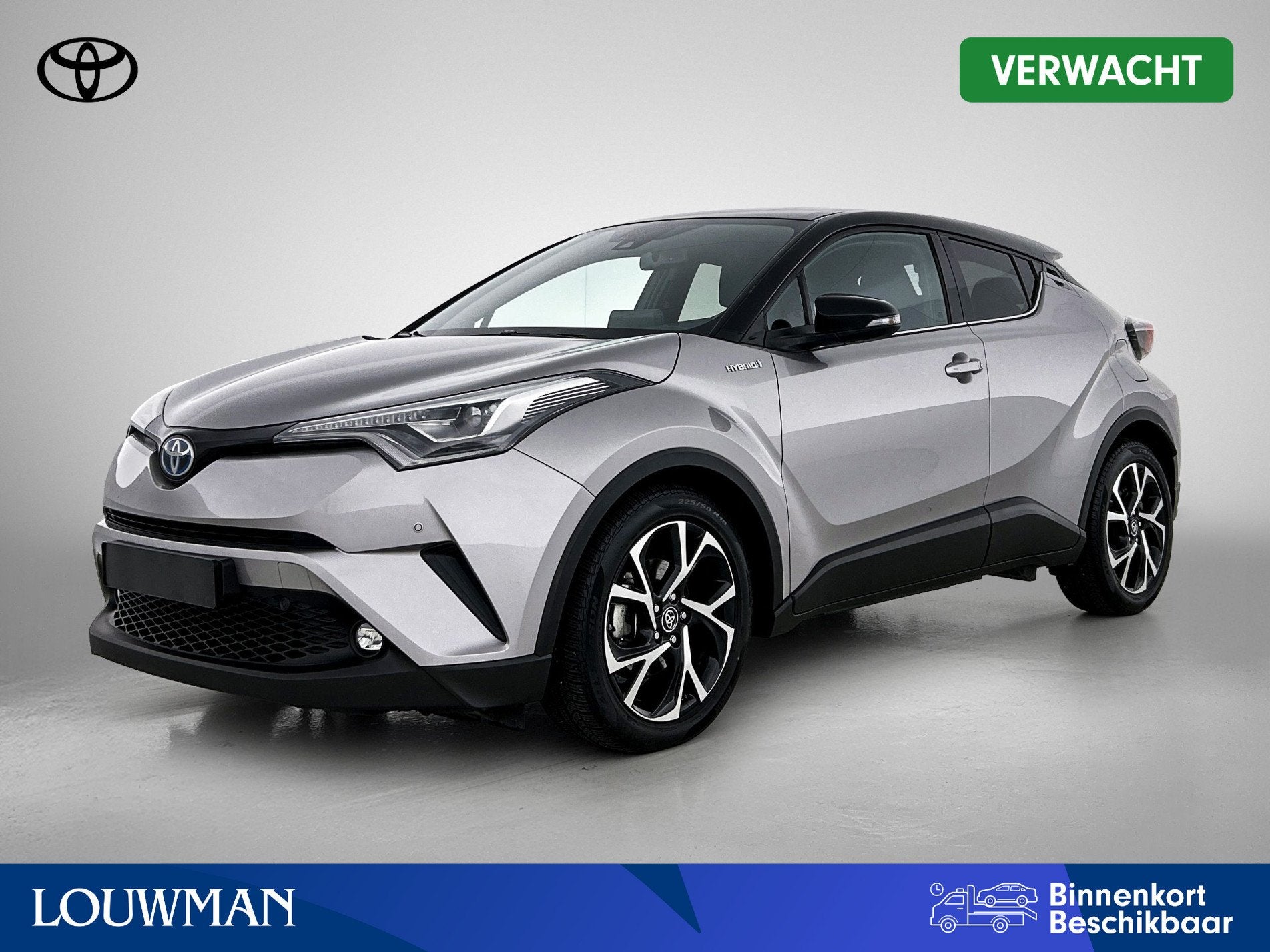 Toyota C-HR 1.8 Hybrid Bi-Tone | Dealer onderhouden | Dodeho, Auto's, 12 maanden, Stof, 4 cilinders, 122 pk