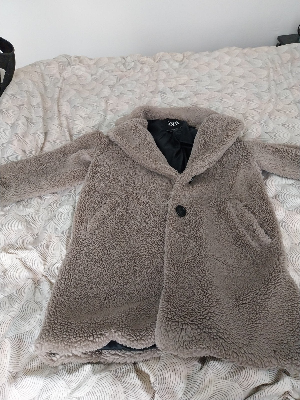Zara teddy jas maat S, Verzenden, Zara, Zo goed als nieuw, Maat 36 (S)
