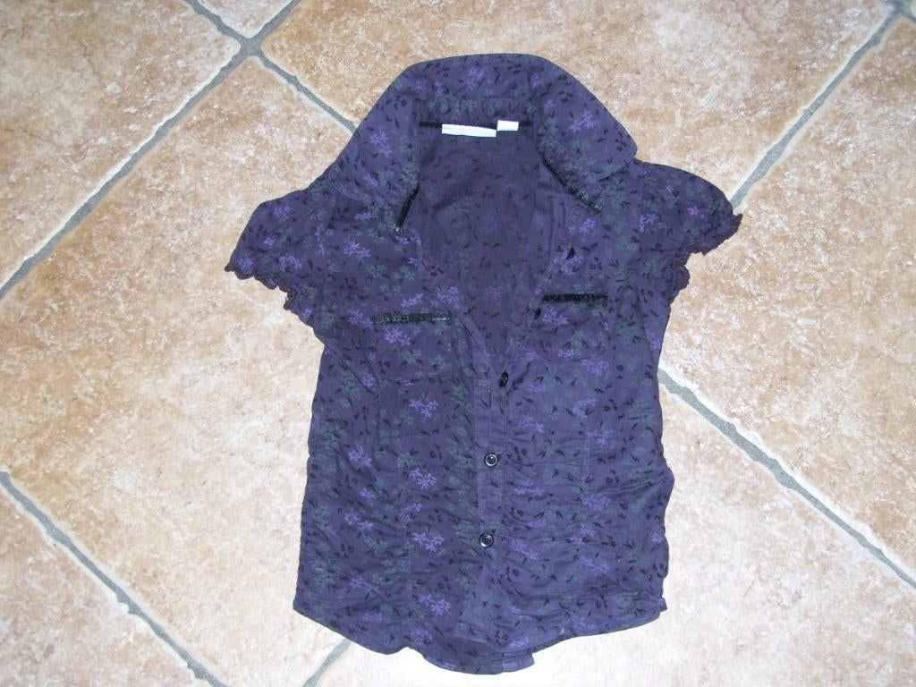 blousje paars mt 110, KDBS, Meisje, Overhemd of Blouse, Ophalen of Verzenden