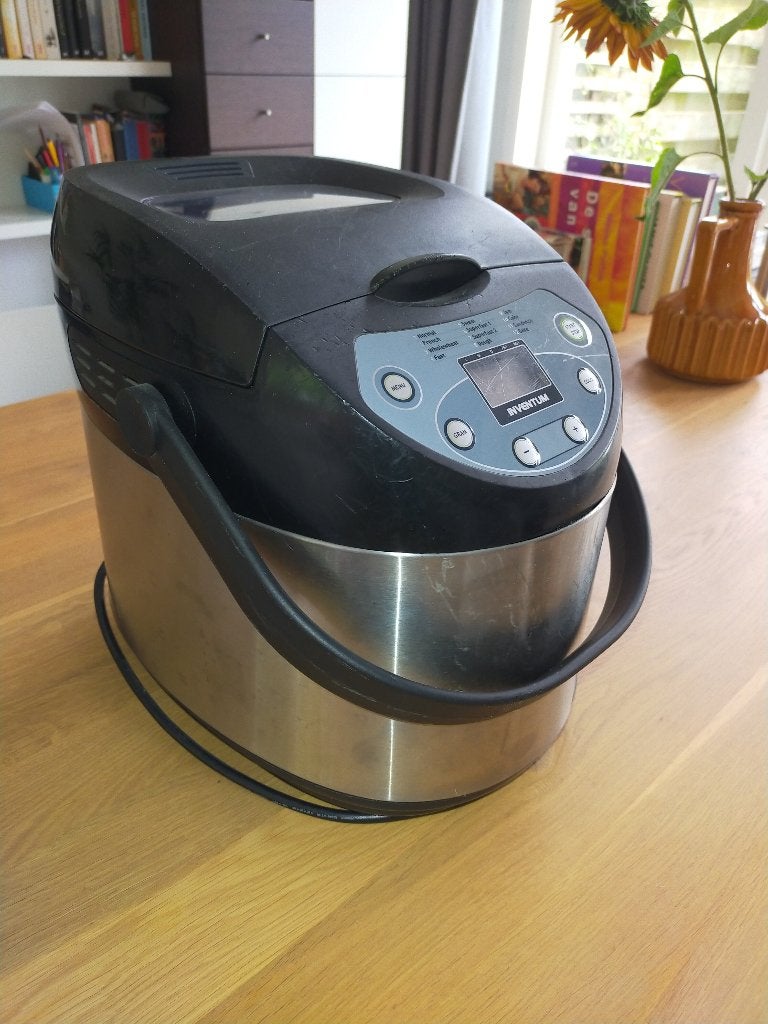 Broodbakmachine Inventum, Gebruikt, Kijkvenster, 400 tot 800 gram deeg, Ophalen
