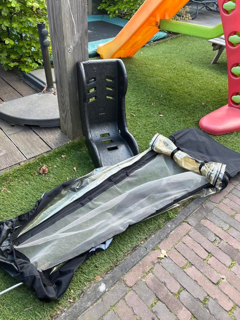 Peuterschaal & windscherm Urban Arrow, Ophalen of Verzenden, Gebruikt, Achterzitje