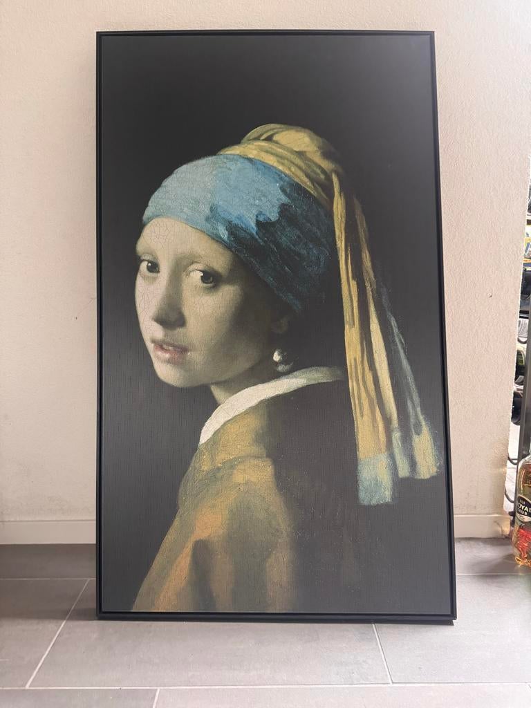 Schilderij Meisje met de parel, Ophalen of Verzenden