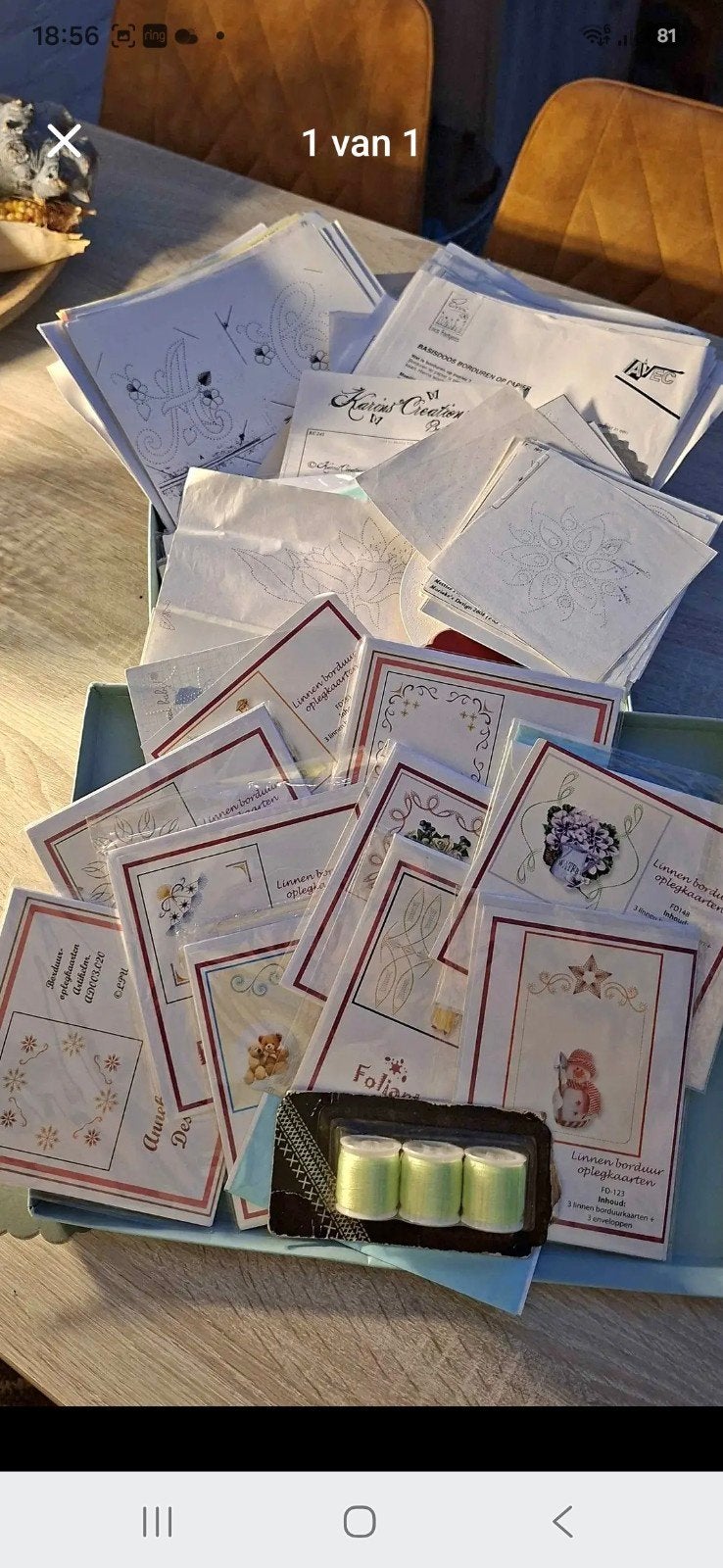 Te koop borduurpatronen en setjes borduur opleg kaaarten, Ophalen of Verzenden, Nieuw, Overige merken