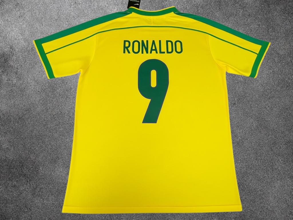Brazilië 1998 Ronaldo 9 shirt maat XL, Maat XL, Ophalen of Verzenden, Nieuw, Shirt