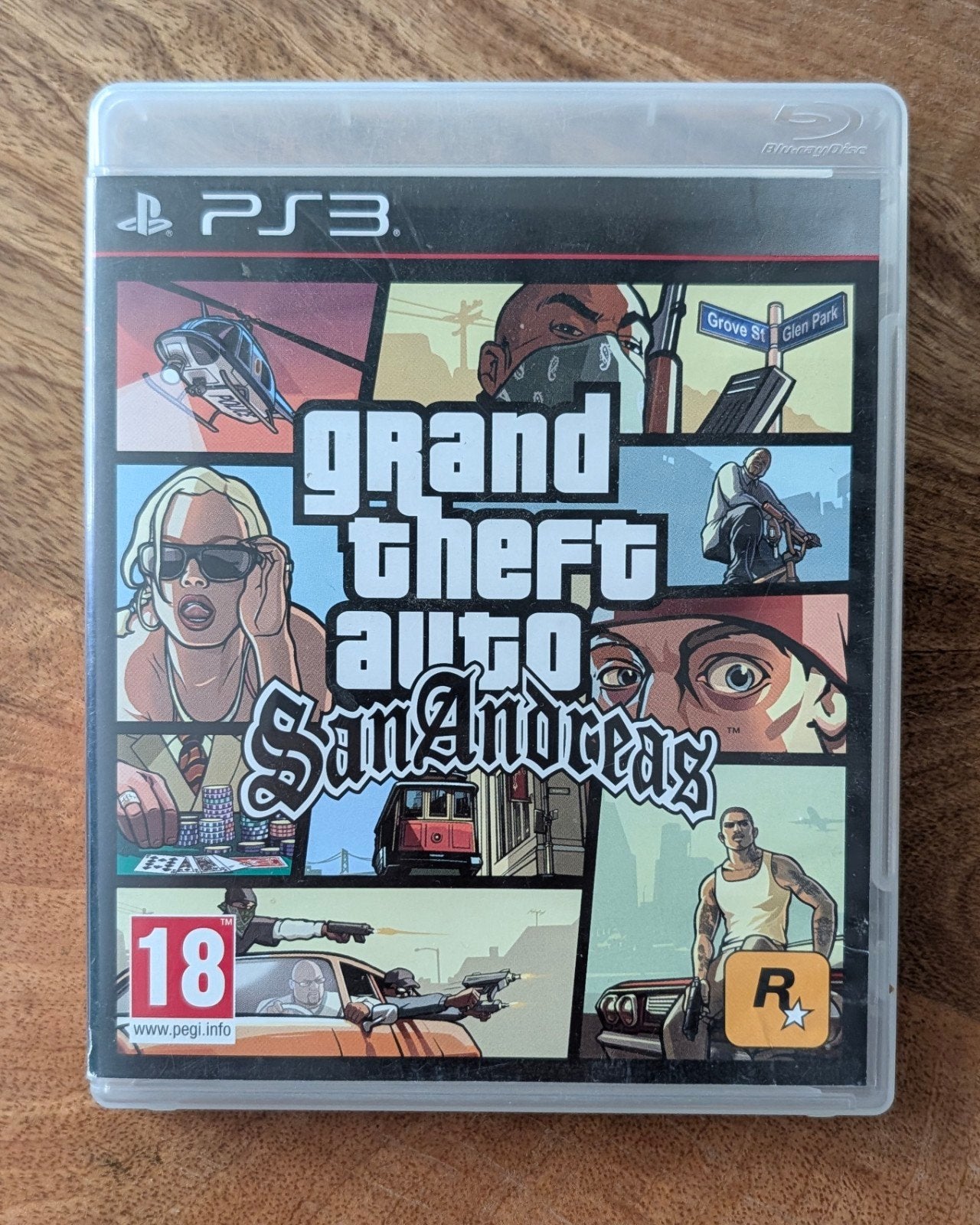 Grand Theft Auto San Andreas hoesje voor PS3, Avontuur en Actie, Vanaf 18 jaar, 1 speler, Ophalen of Verzenden