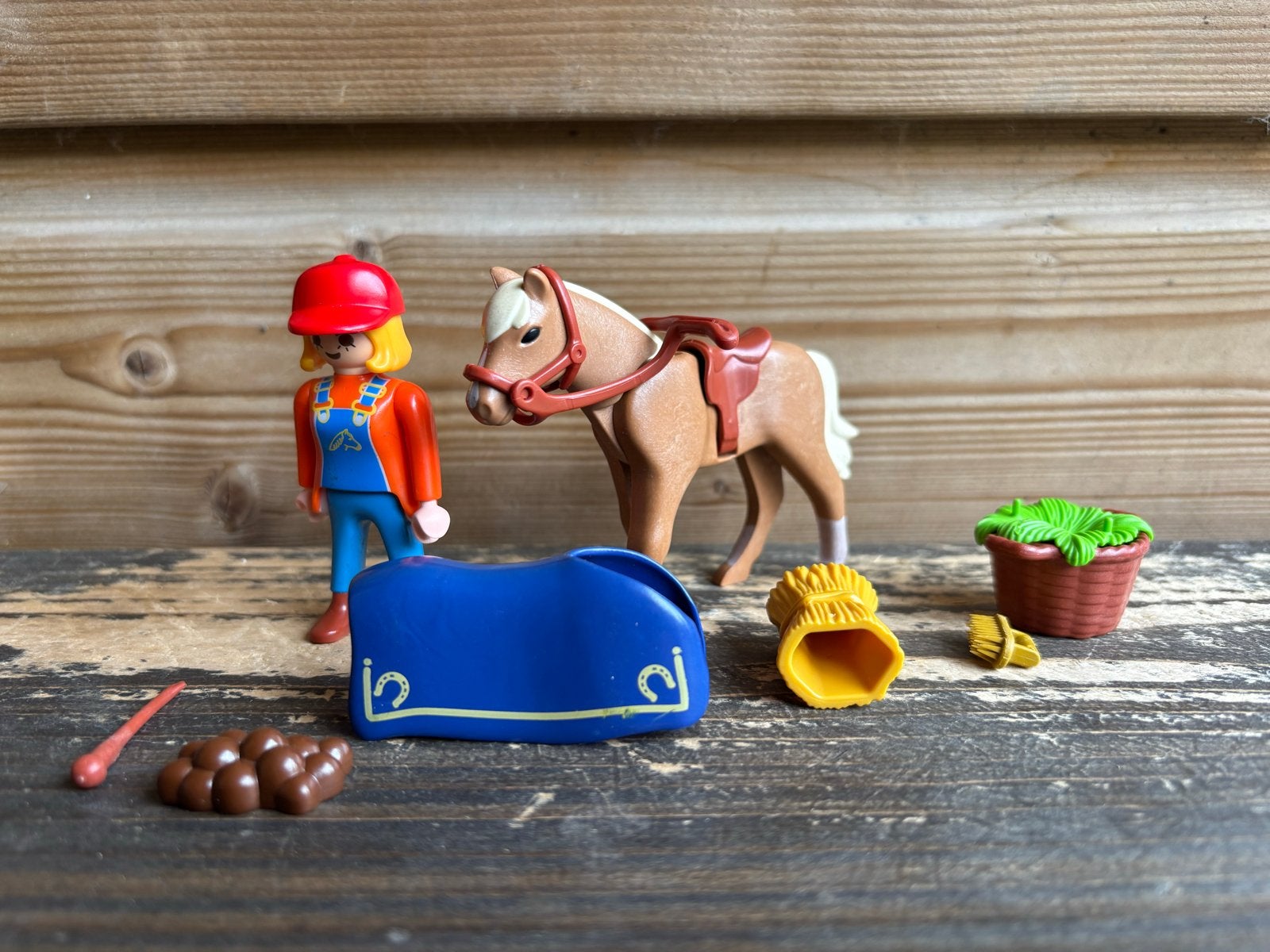 Playmobil paard met ruiter., Kinderen en Baby's, Speelgoed | Playmobil, Ophalen of Verzenden, Zo goed als nieuw, Country, Overige typen