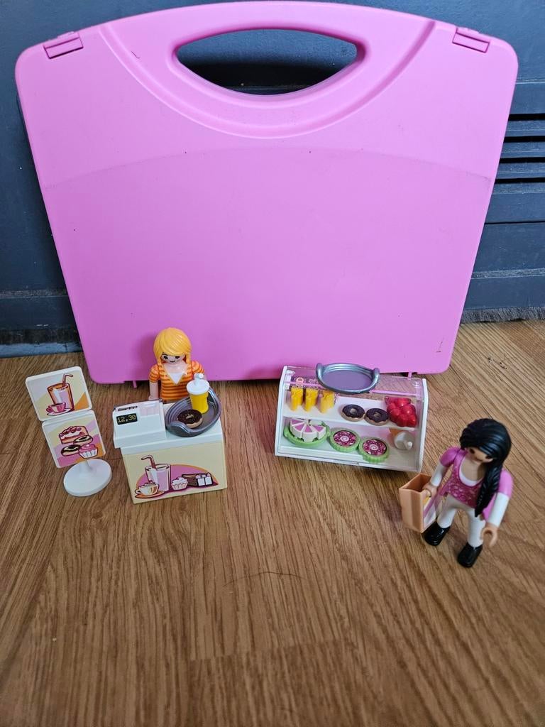 Playmobil Meeneemset Bakkerij Lunchroom, Ophalen of Verzenden, Gebruikt, Complete set
