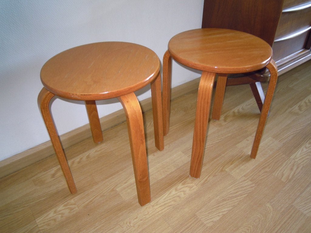 2 Vintage Krukjes, Ophalen of Verzenden, Gebruikt, Hout