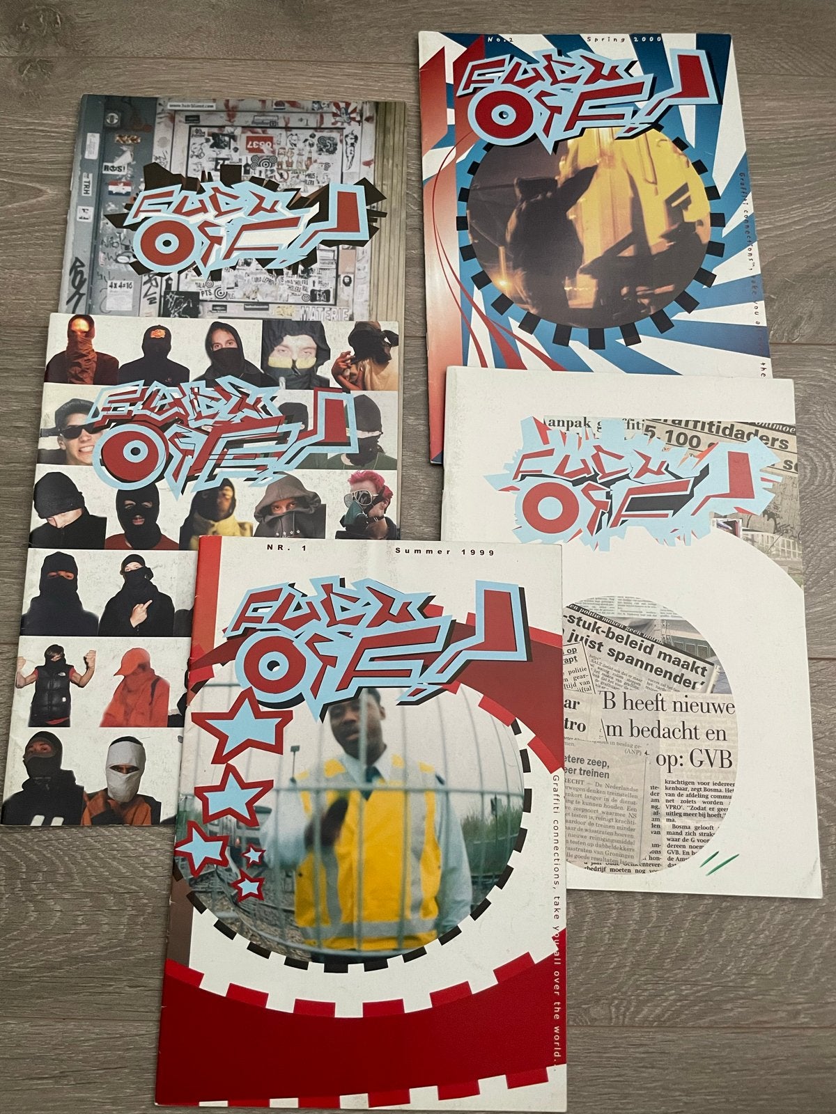 5 x Fuck Off Graffiti Magazines - In goede staat, Ophalen of Verzenden, Zo goed als nieuw, Overige typen