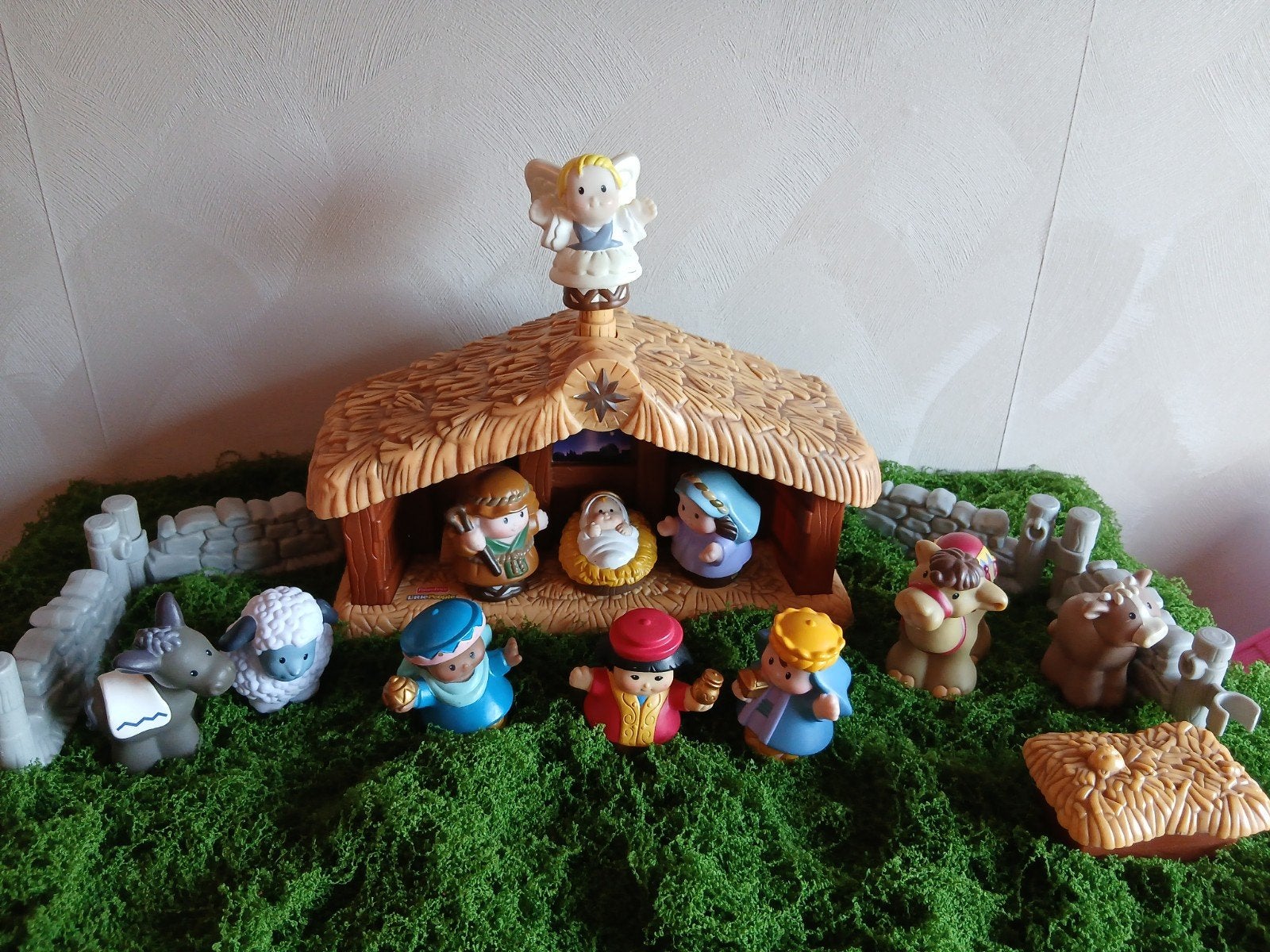 little people kerststal compleet, Ophalen of Verzenden, Gebruikt