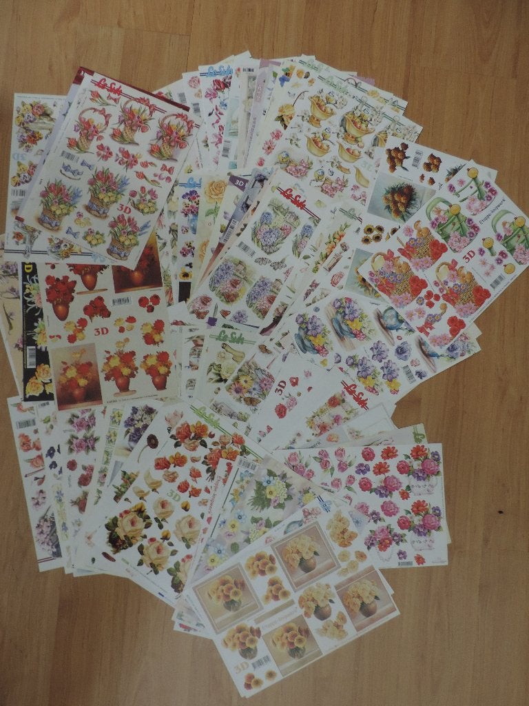100 bloemen 3d knivellen, Ophalen of Verzenden, Nieuw