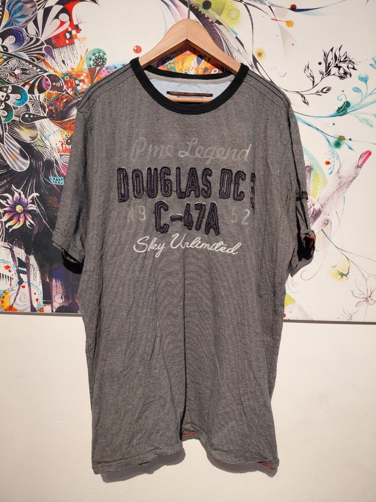 PME Legend T-shirt Douglas DC-3 C-47A - Maat XXXL, Overige maten, Ophalen of Verzenden, PME Legend, Grijs