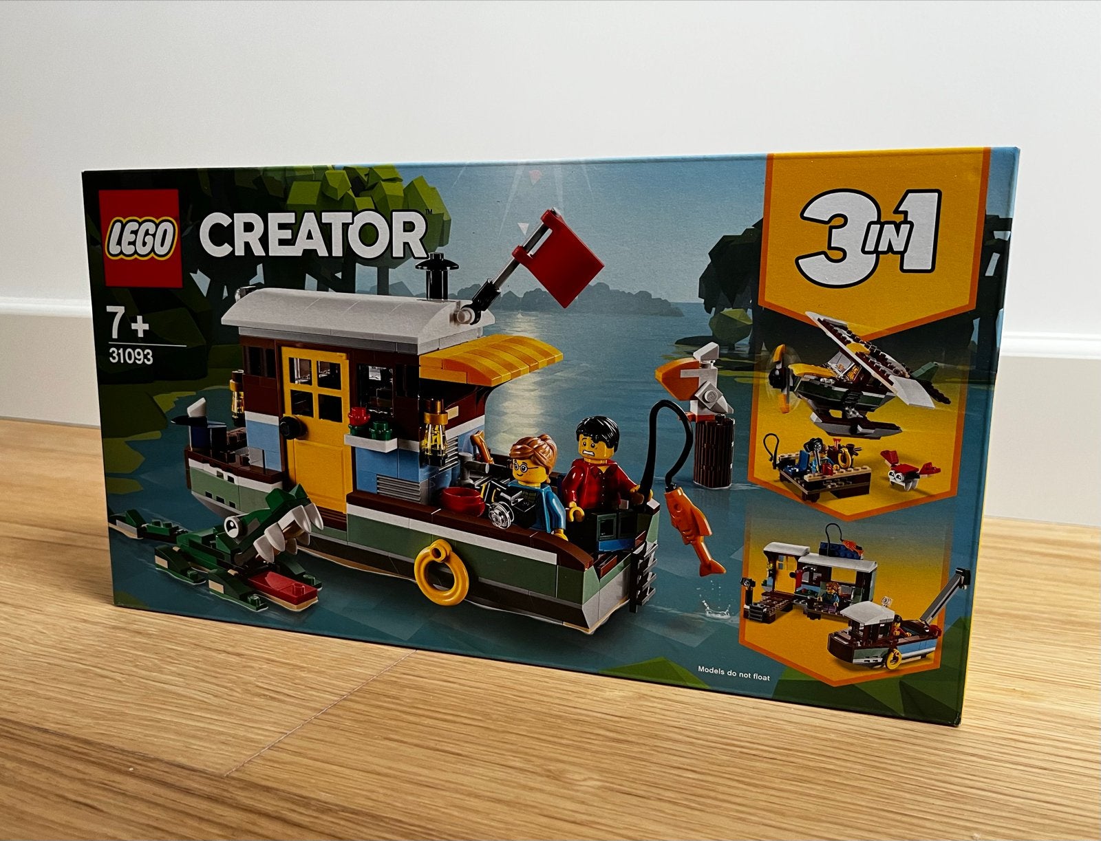 LEGO 31093 Creator 3in1 Woonboot aan de rivier (SEALED), Lego, Nieuw, Ophalen of Verzenden, Inclusief doos