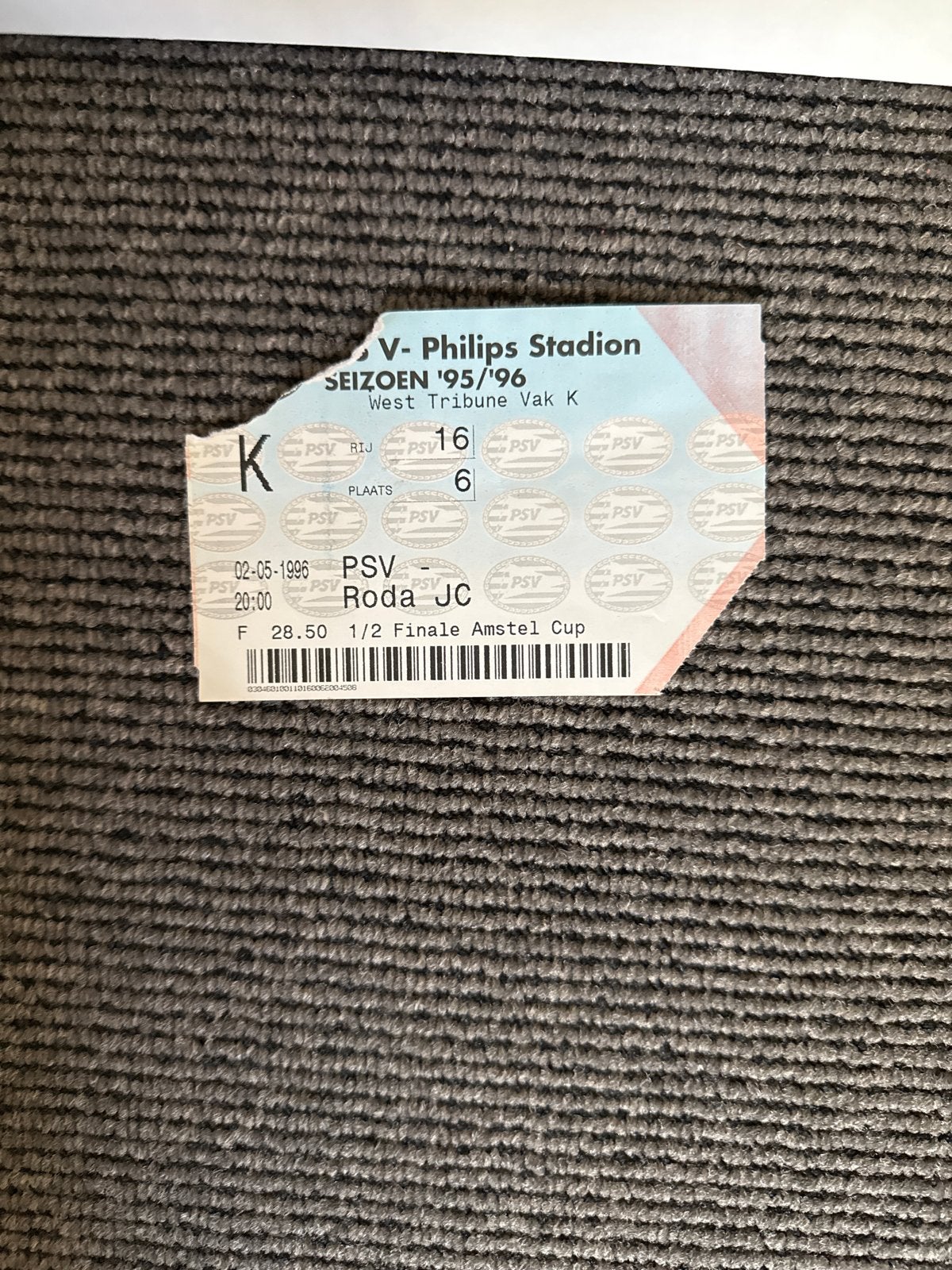 Psv kaart, Tickets en Kaartjes, Sport | Overige, Eén persoon
