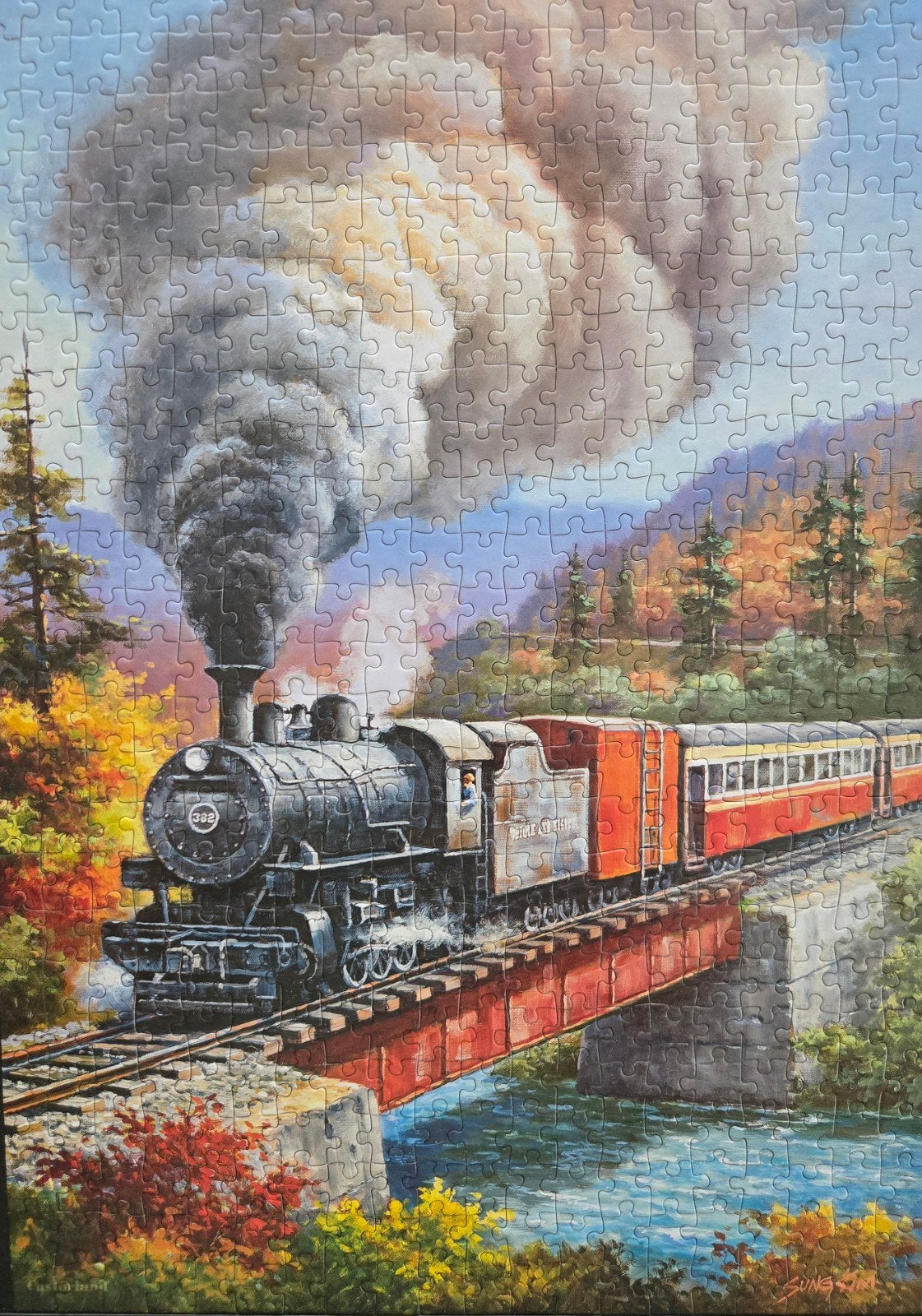 Set van 8 legpuzzels: Parijs, Londen, Venetië - 1000/500 stu, Ophalen, 500 t/m 1500 stukjes, Zo goed als nieuw, Legpuzzel