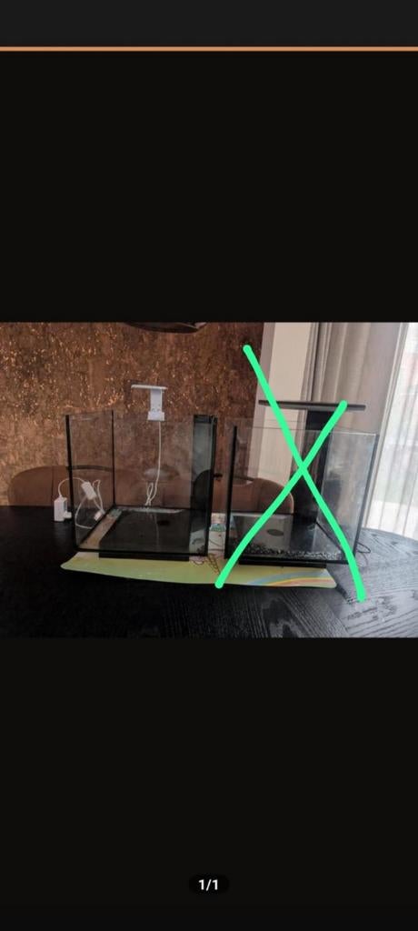 Superfish qubiq 30, Dieren en Toebehoren, Ophalen of Verzenden, Leeg aquarium