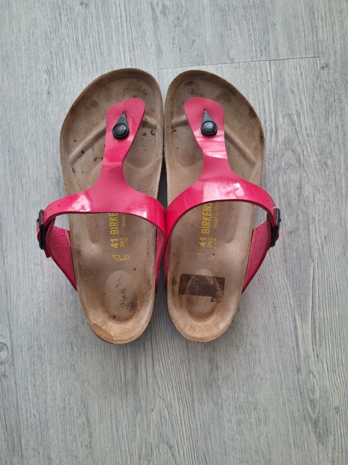 Roze Birkenstock maat 41, Kleding | Dames, Slippers, Verzenden, Zo goed als nieuw, Roze