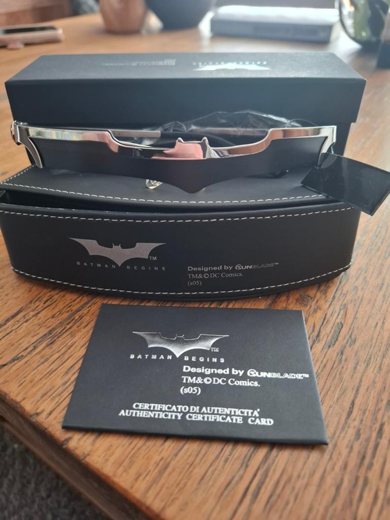 Batman Begins sunblade - Collectors Item, Overige merken, Zonnebril, Zwart, Nieuw