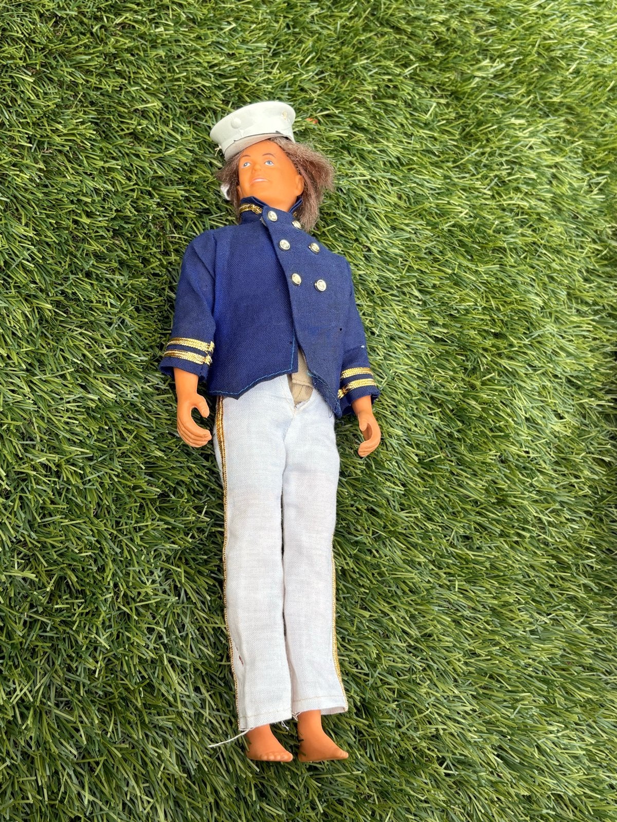 Vintage Ken pop met 3 kleding sets en accessoires, Ophalen of Verzenden, Gebruikt, Barbie